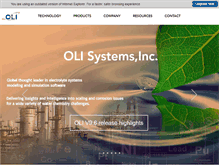 Tablet Screenshot of olisystems.com